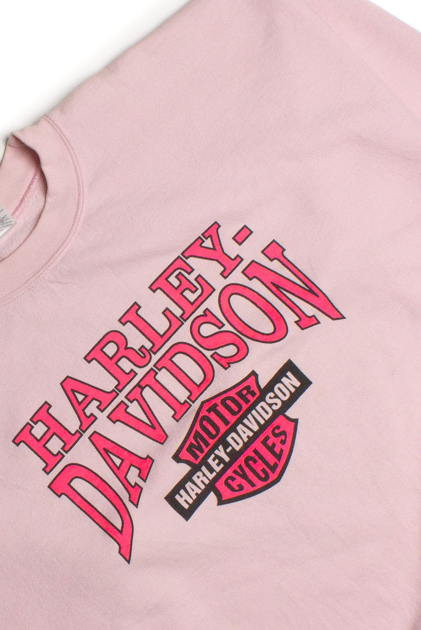 Vintage Harley Davidson Pink Sweatshirt (2000s) 8759
