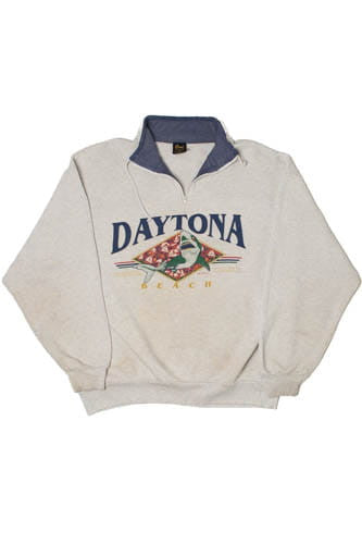 Vintage Daytona Beach Quarter-Zip Sweatshirt 8904