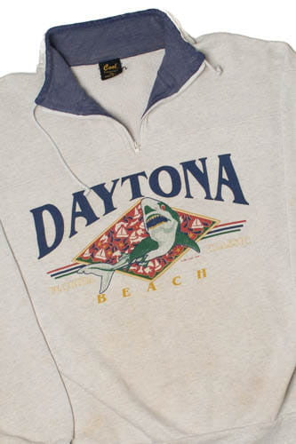Vintage Daytona Beach Quarter-Zip Sweatshirt 8904