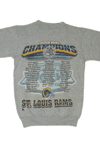 Vintage 2000 Super Bowl Champions St. Louis Rams Sweatshirt
