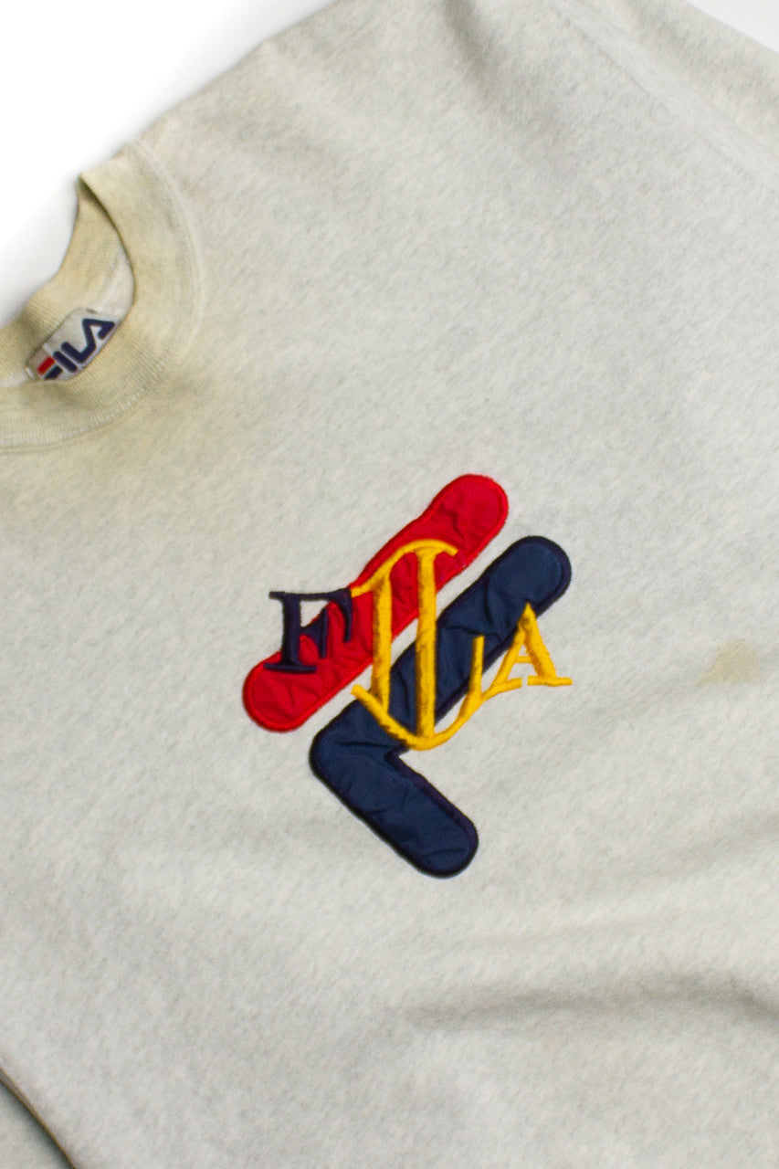 Vintage FILA Thrashed Sweatshirt (1980s) 8970