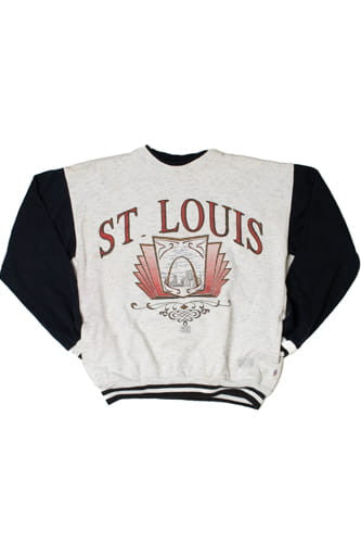 Vintage St. Louis Sweatshirt With Hidden Pockets