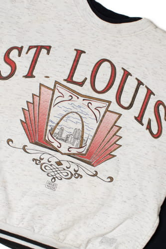Vintage St. Louis Sweatshirt With Hidden Pockets