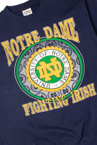 Vintage Notre Dame Fighting Irish Sweatshirt 8990