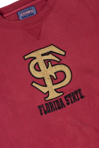 Vintage Florida State Embroidered Logo Sweatshirt