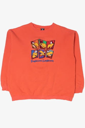Vintage Thrashed Looney Tunes Foghorn Leghorn Warner Bros. Sweatshirt