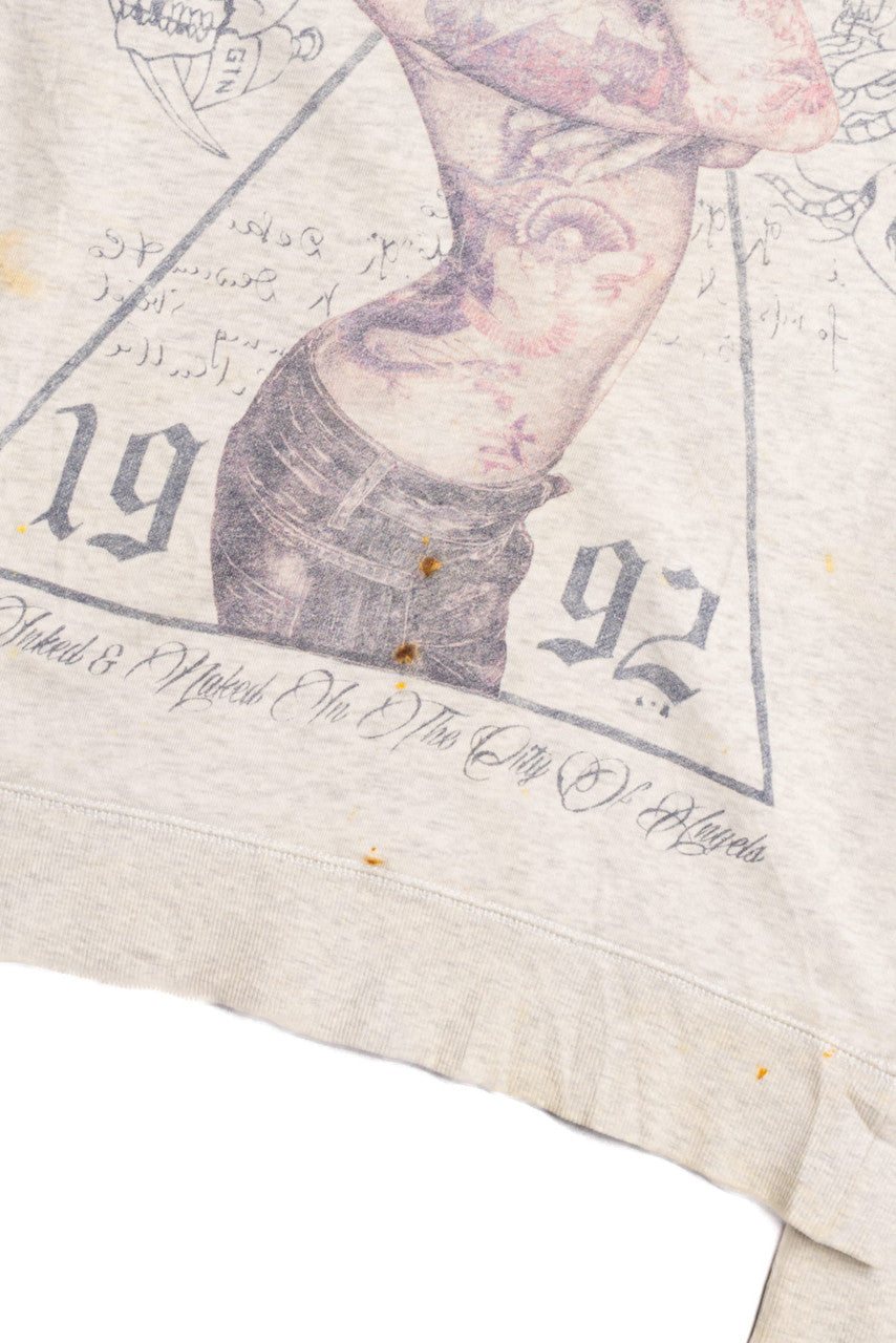 Stained 1992 Los Angeles Tattoo Sweatshirt 9331