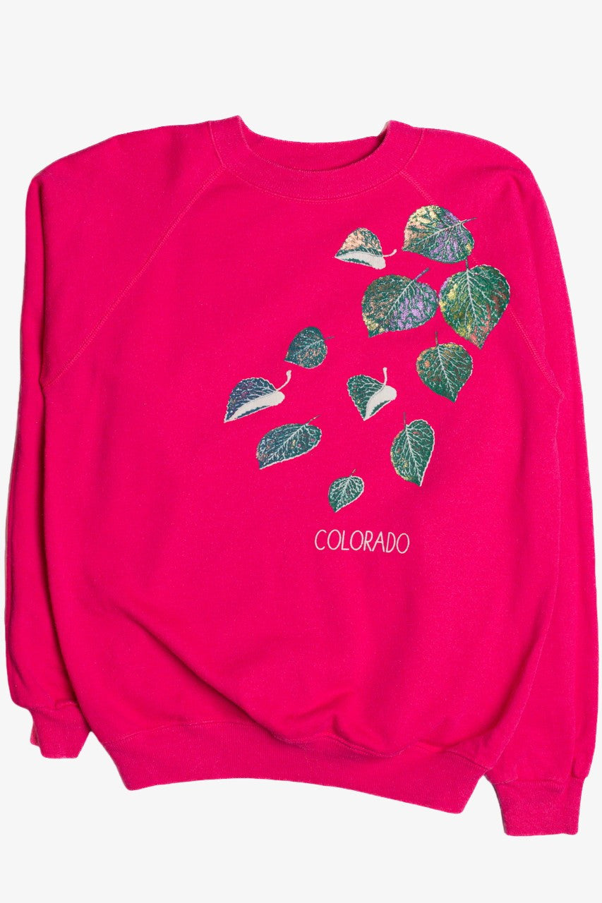 Colorado Leaves Pink Sweatshirt 9359