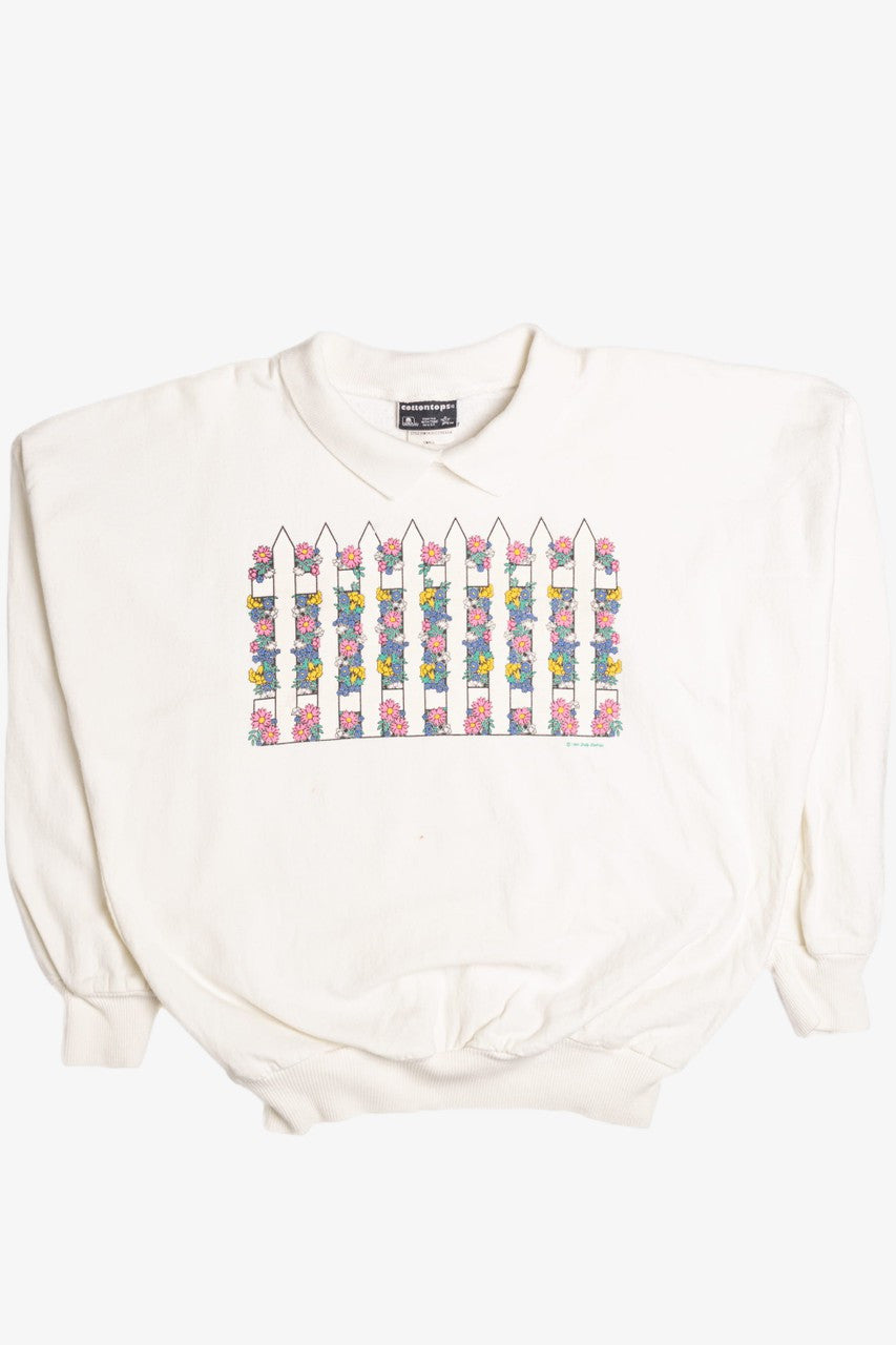 Flower Fence Sweatshirt 9362