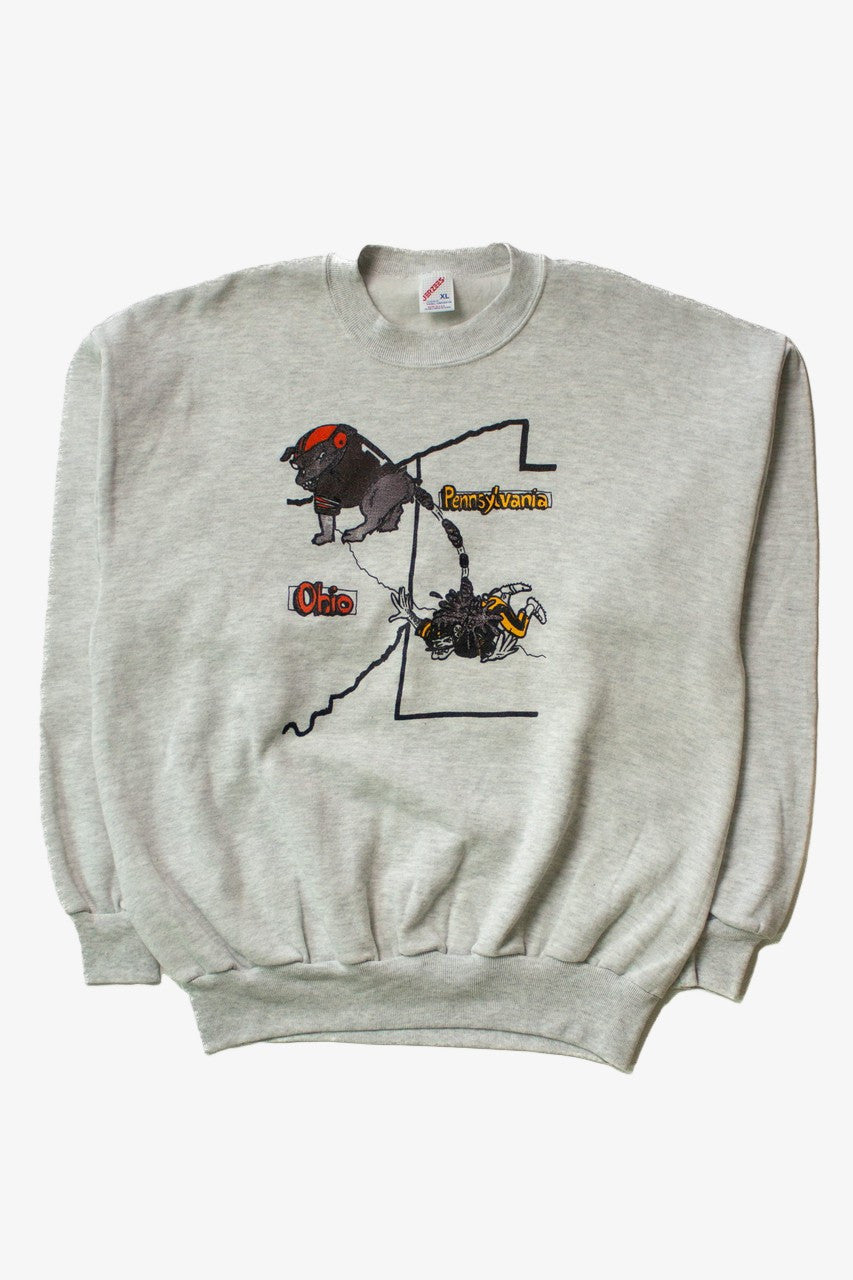 Vintage Brown Poop On Pittsburgh Sweatshirt (1990s)