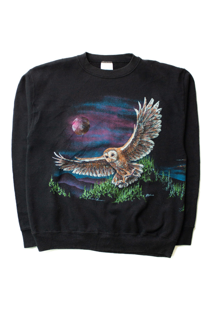 Vintage Night Owl Sweatshirt (1990s)