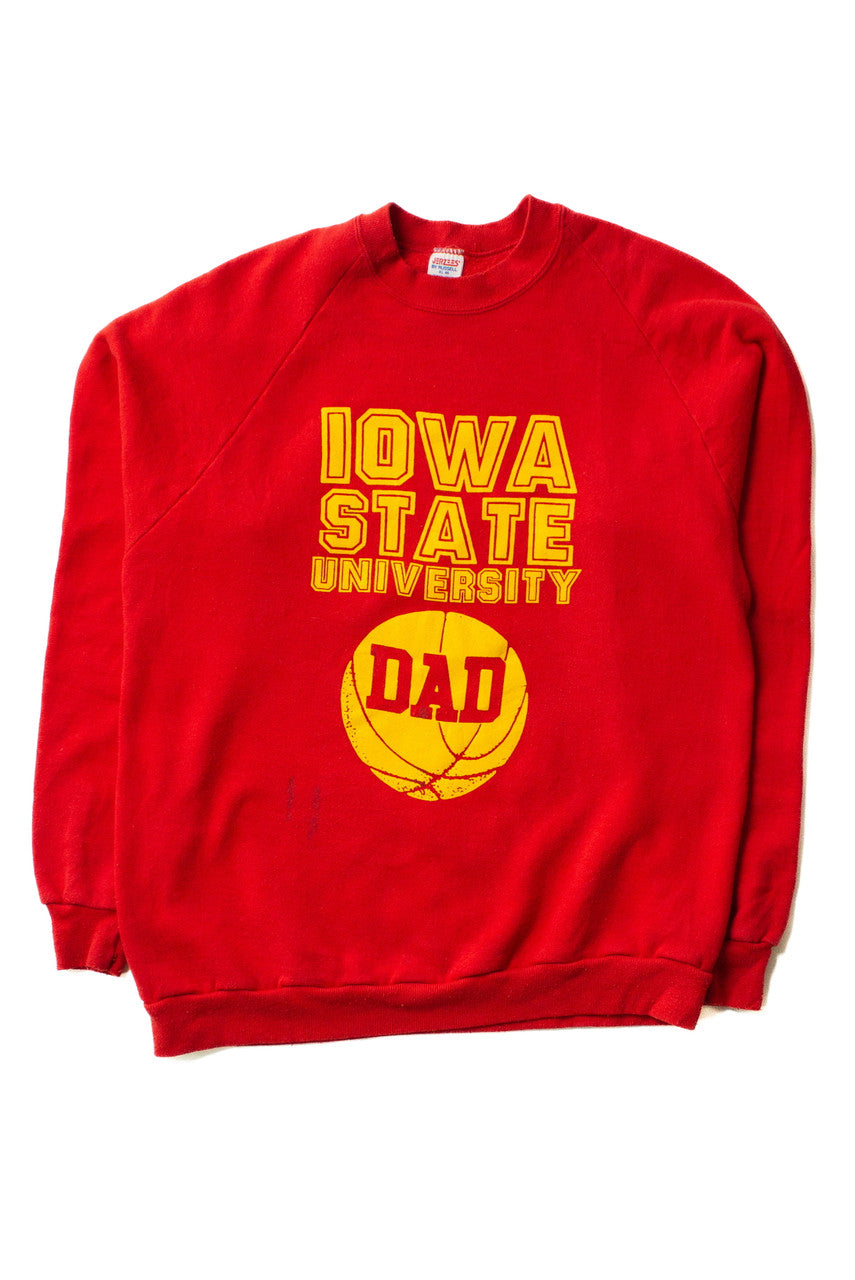 Vintage Iowa State University Dad Sweatshirt (1980s)
