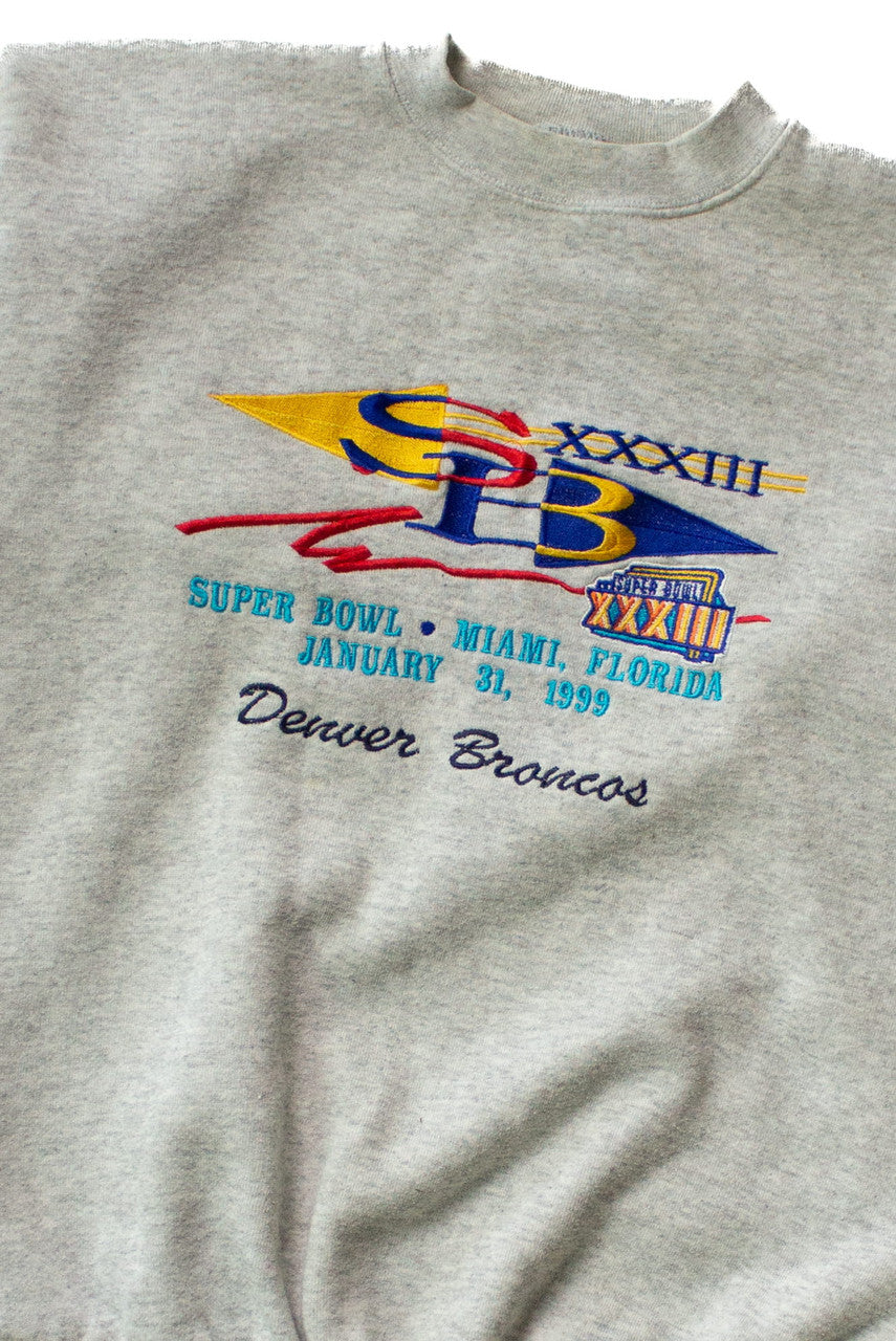 Vintage Denver Broncos Super Bowl XXXIII Sweatshirt (1999)