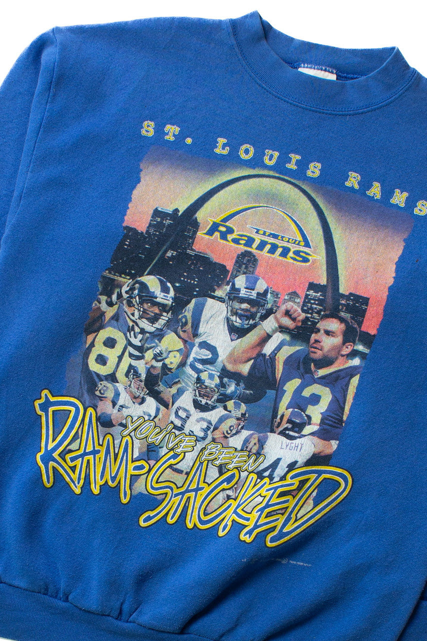 Vintage St. Louis Rams "Ram-Sacked" Sweatshirt (1999)