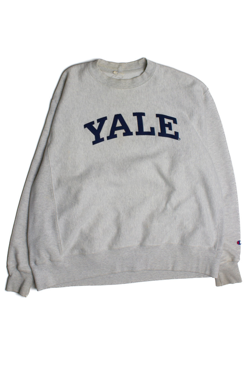 Vintage Yale Champion Reverse Weave Sweatshirt (1990s) 9467