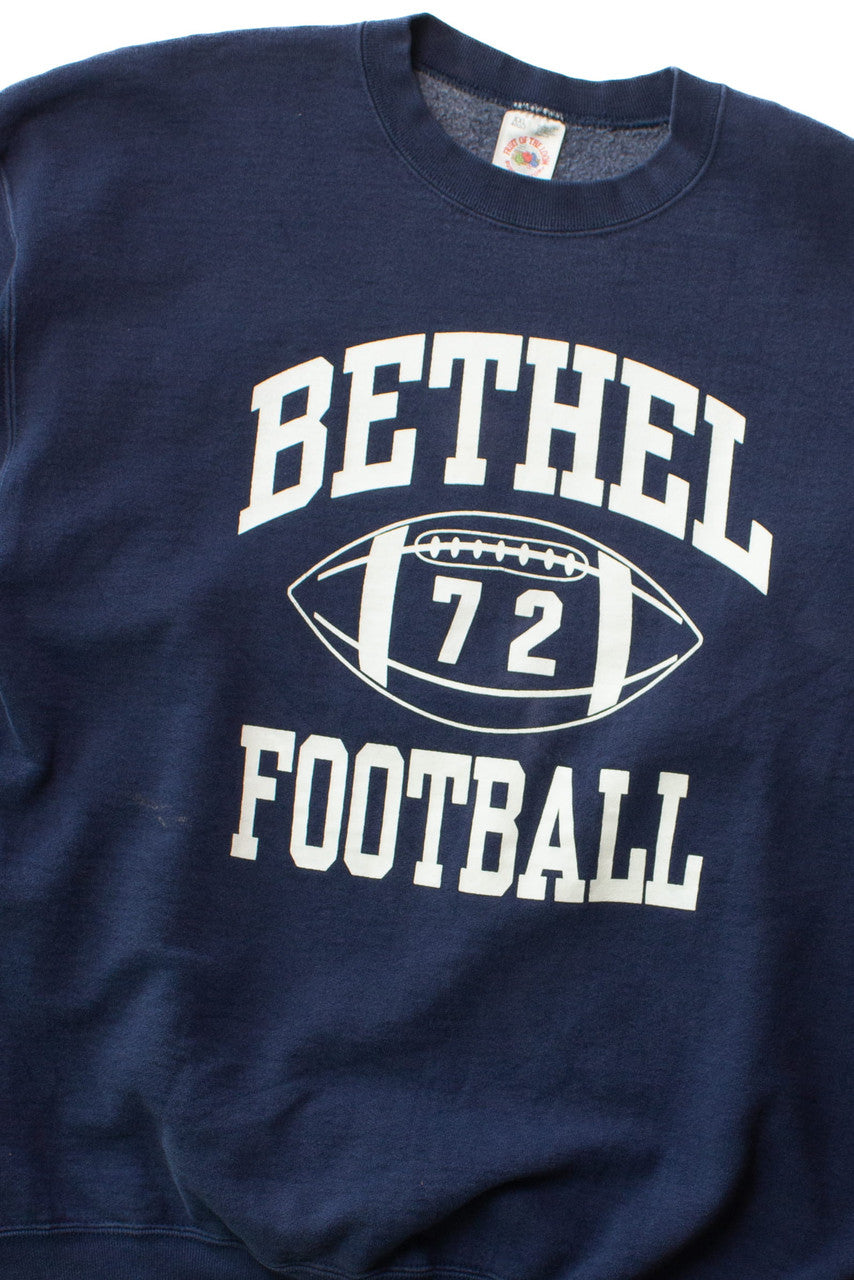 Vintage Bethel Football 72 Sweatshirt (1990s)