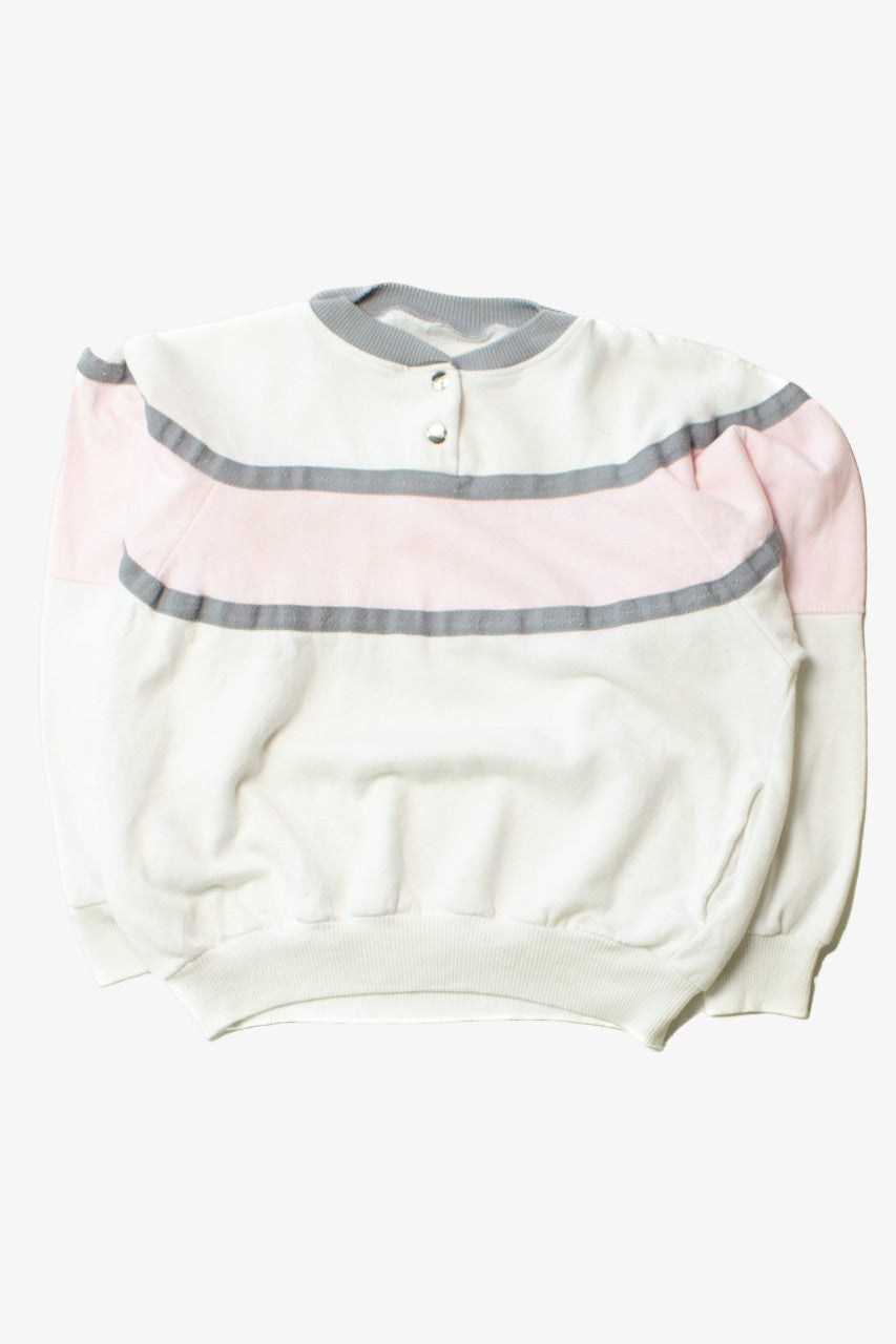 Vintage Pink Stripe Gitano Sweatshirt (1990s)