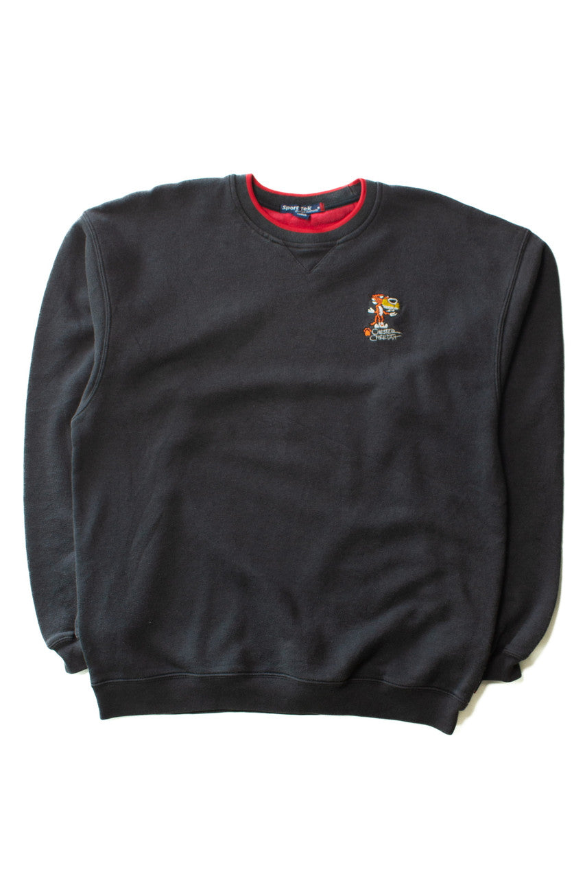 Vintage Embroidered Chester Cheetah Sweatshirt (1990s)