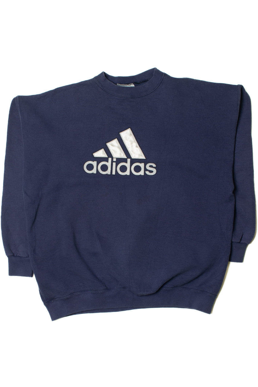 Vintage Adidas Reflective Stripe Logo Sweatshirt