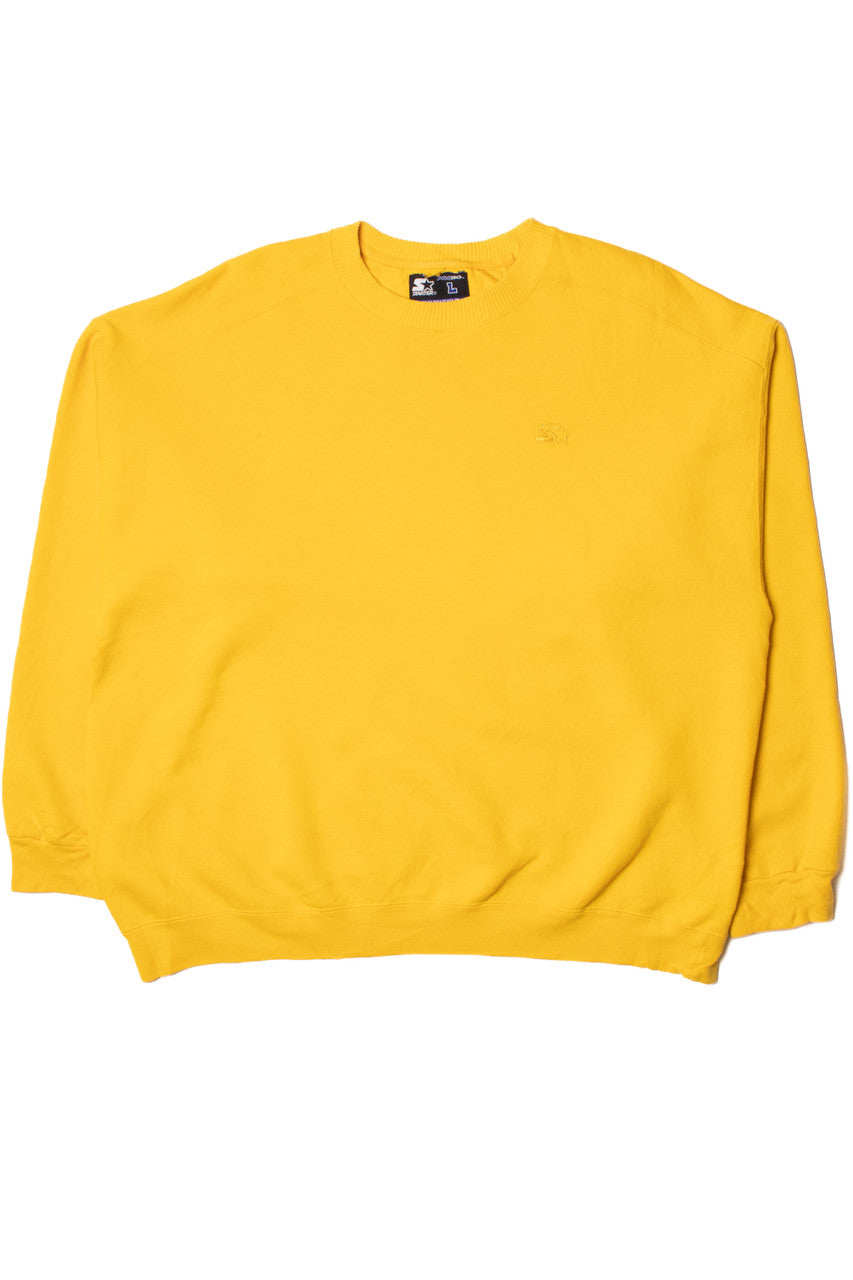 Vintage Starter Embroidered Logo Blank Sweatshirt