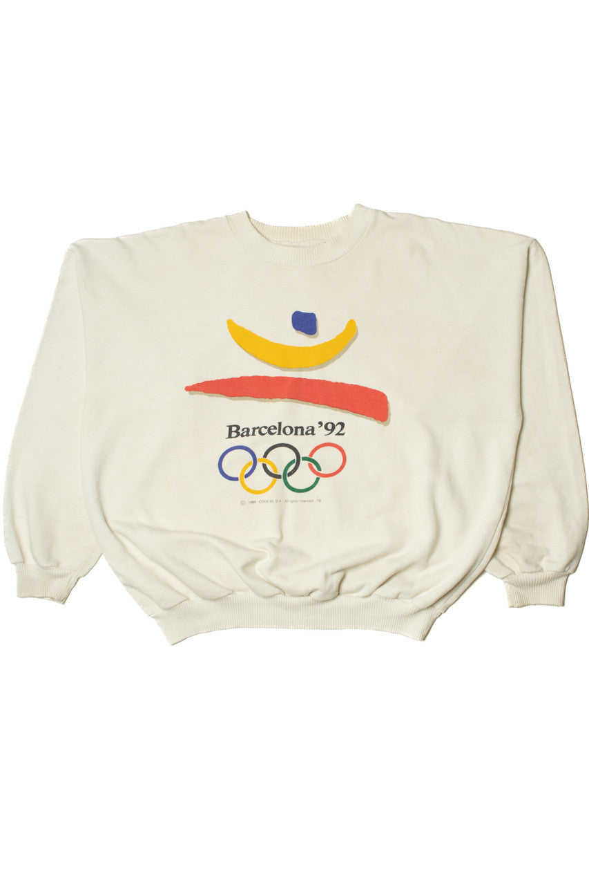 Vintage 1992 "Barcelona '92" Olympics Sweatshirt