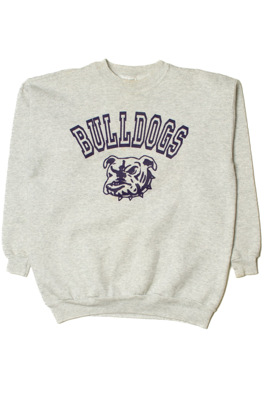 Vintage Purple "Bulldogs" Mascot Sweatshirt