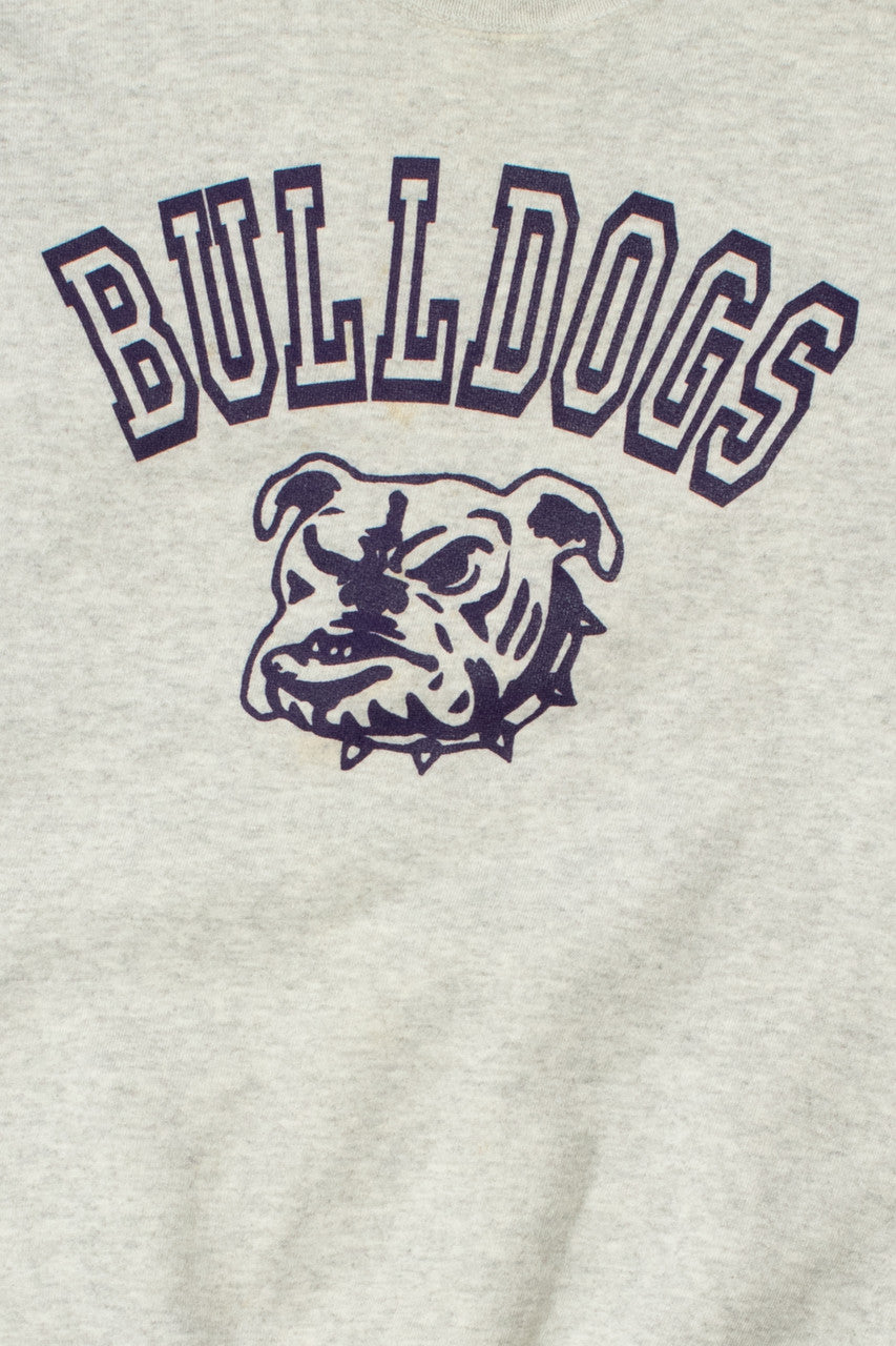 Vintage Purple "Bulldogs" Mascot Sweatshirt