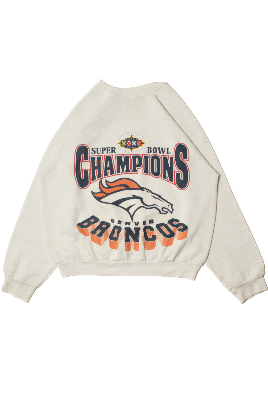 Vintage 1998 Denver Broncos Super Bowl Champions Sweatshirt
