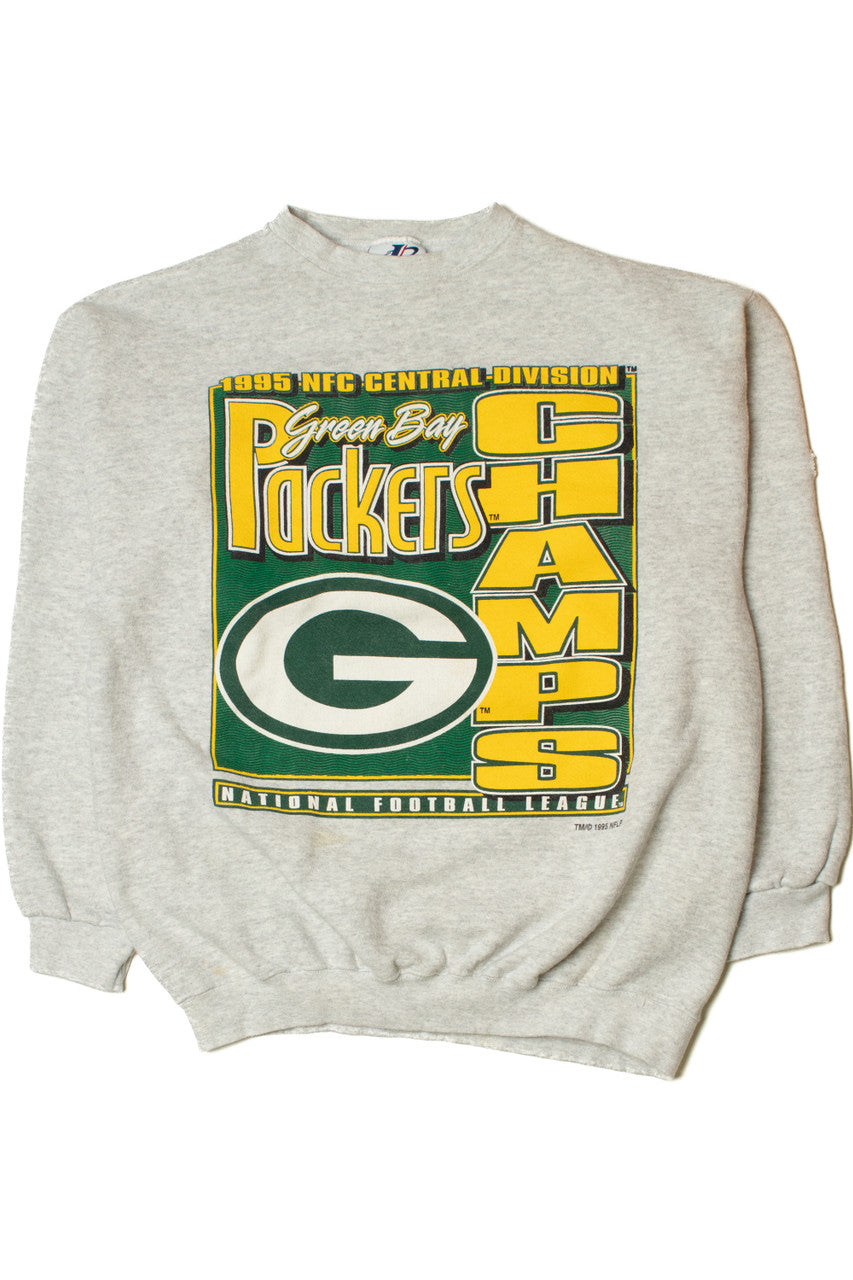 Vintage 1995 Green Bay Packers "NFC Central Division Champs" Sweatshirt