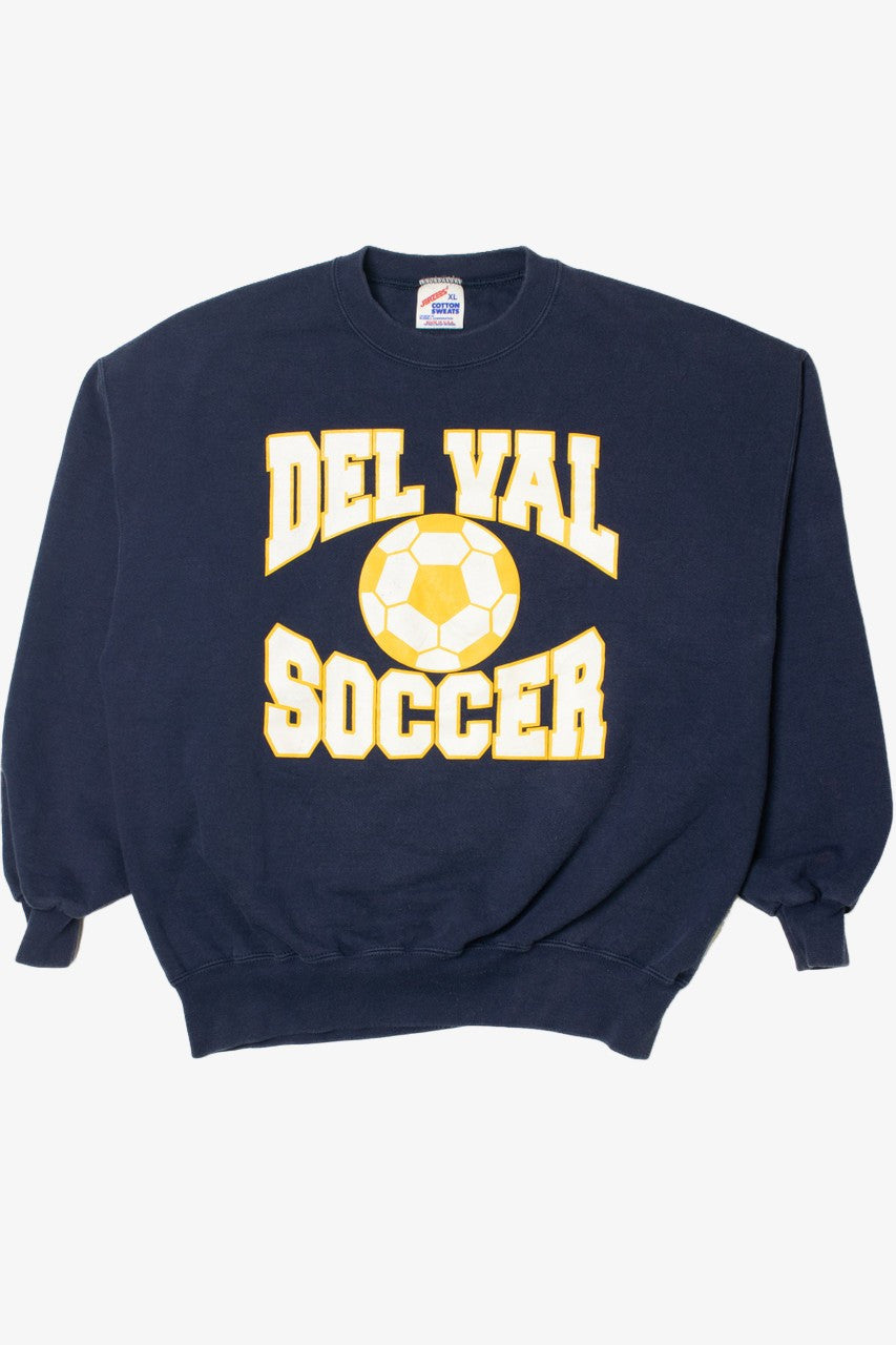 Vintage "Bad To The Bone" Del Val Soccer Jerzees Sweatshirt