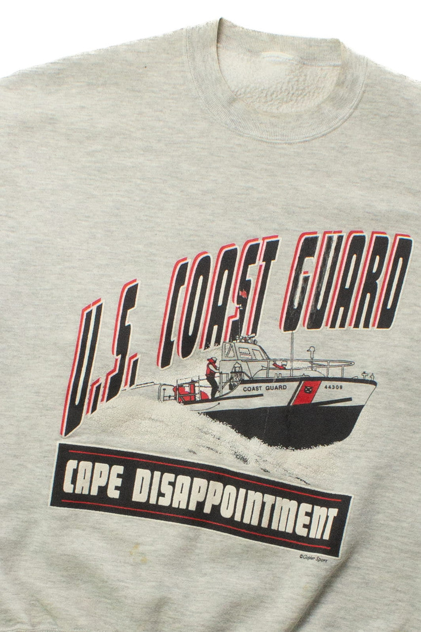 Vintage Coast Guard Cape Disappointment Sweatshirt (1990s)