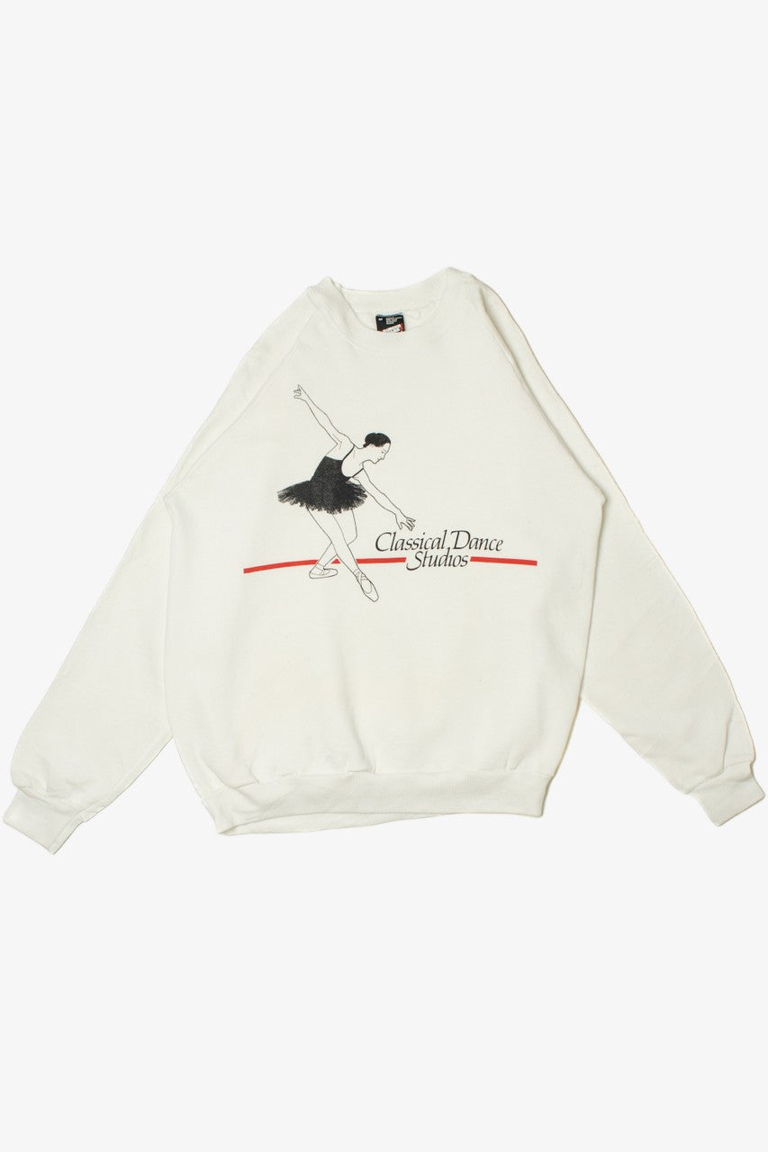 Vintage "Classical Dance Studios" Ballerina Sweatshirt