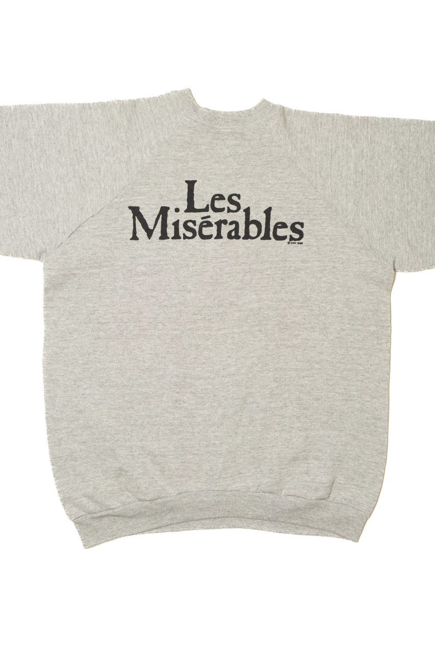 Vintage Les Miserables Front/Back Print Sweatshirt (1980s)