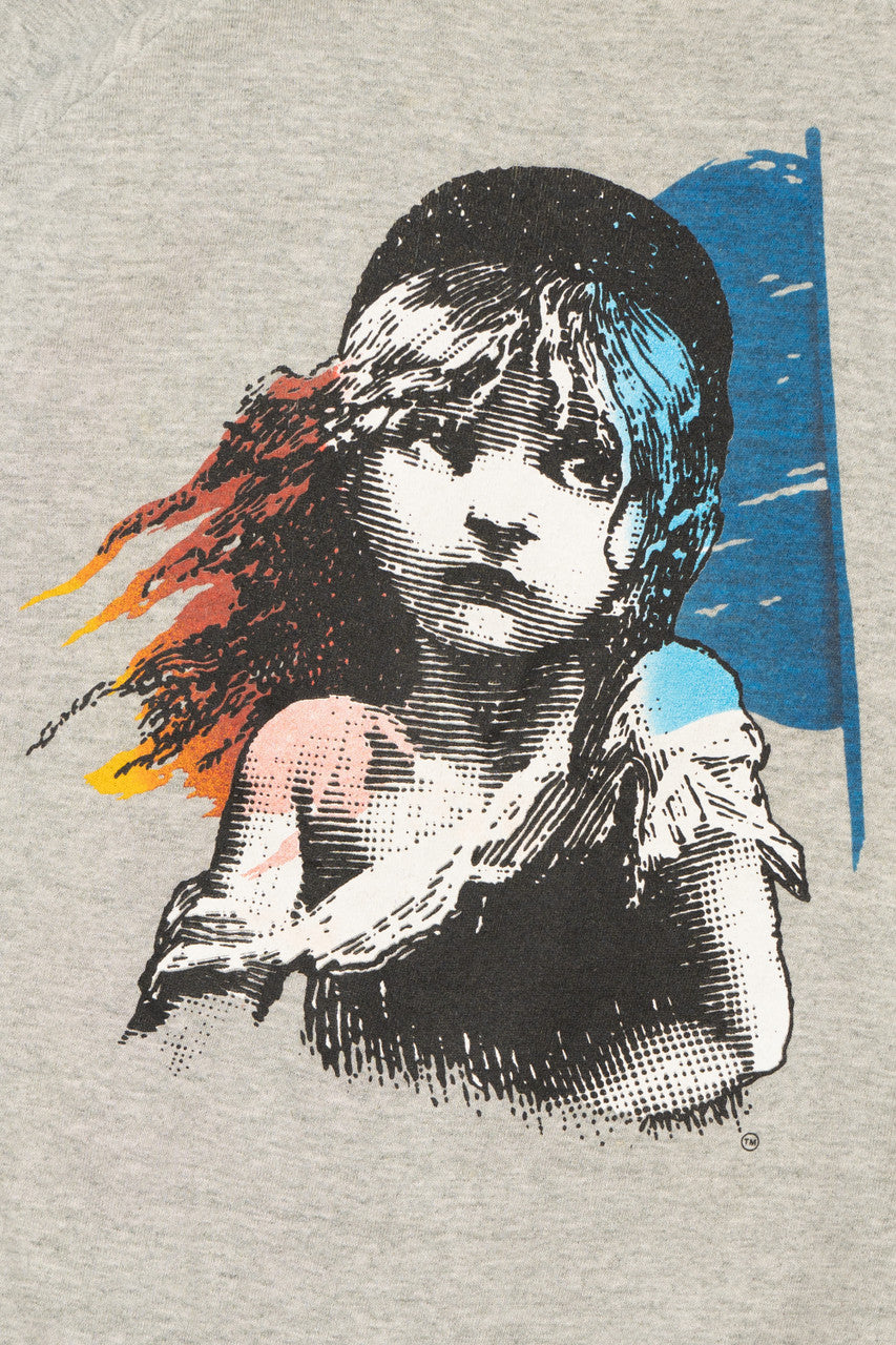 Vintage Les Miserables Front/Back Print Sweatshirt (1980s)