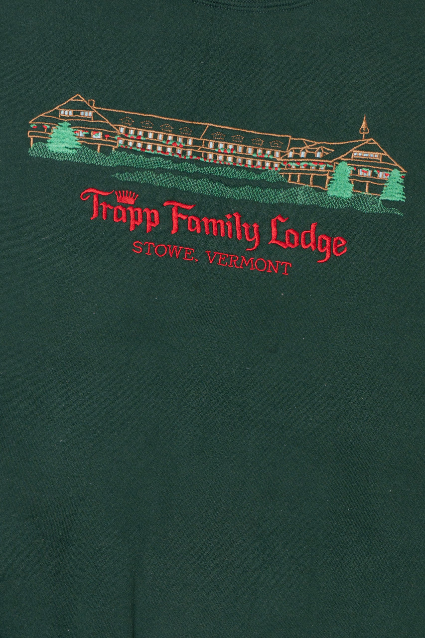 Vintage Trapp Family Lodge Vermont Embroidered Sweatshirt