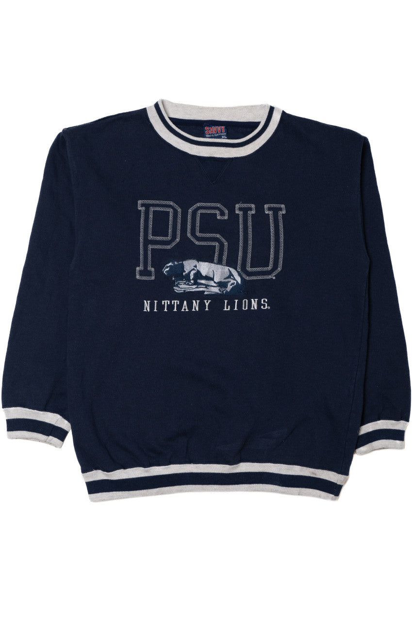 Vintage "PSU Nittany Lions" Penn State Embroidered Sweatshirt