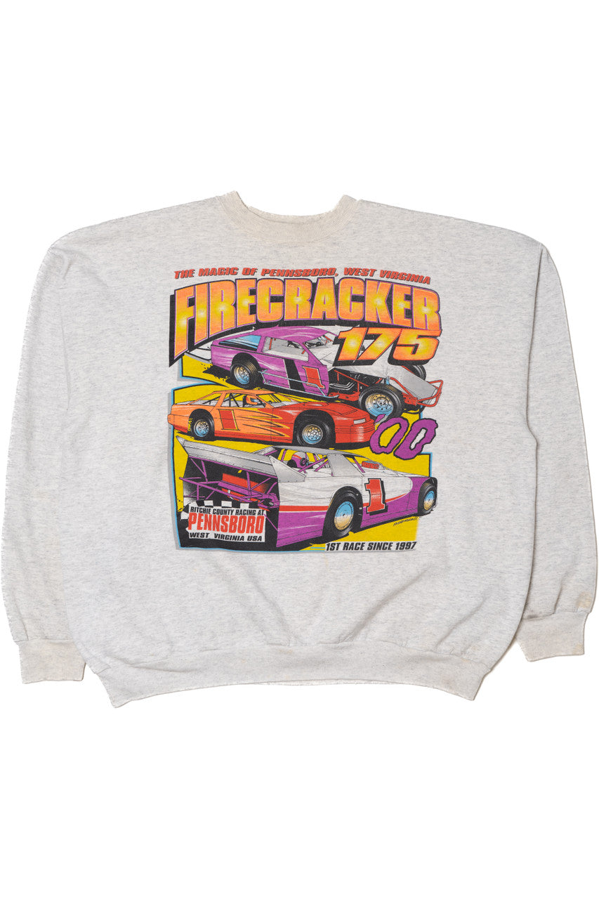 Vintage 2000 "Firecracker 175" "Gotta Race" Racing Sweatshirt