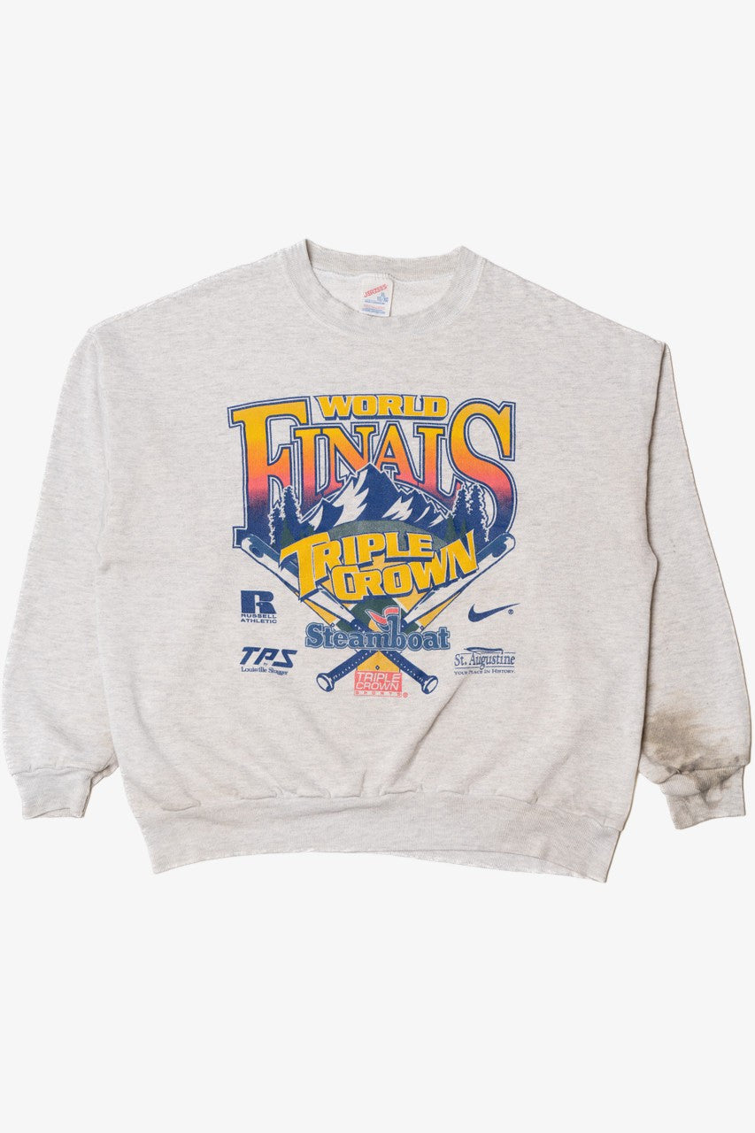 Vintage "World Finals Triple Crown" Baseball Sweatshirt