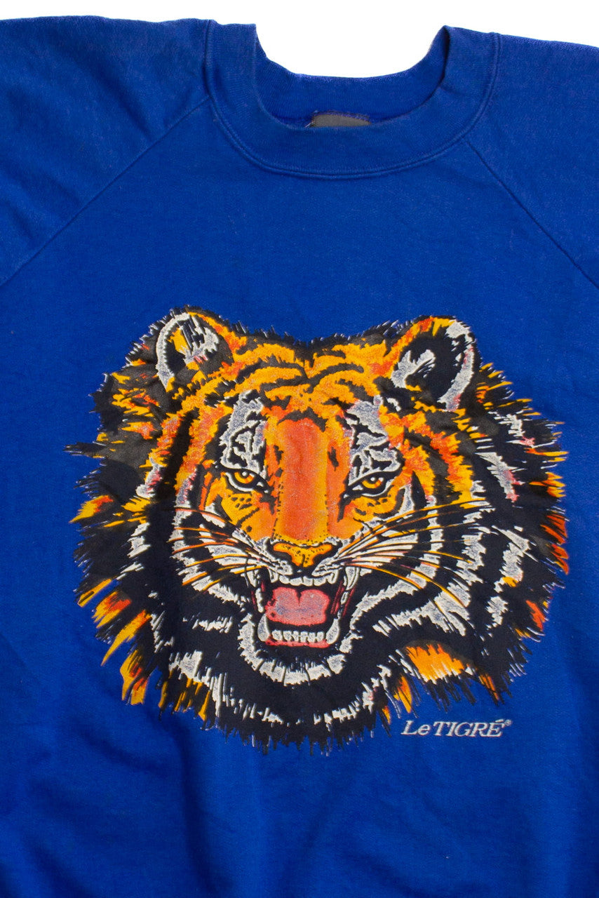 Vintage Le Tigre Tiger Sweatshirt (1990s)
