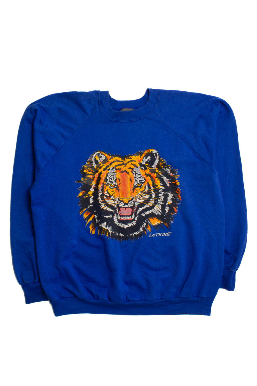 Vintage Le Tigre Tiger Sweatshirt (1990s)