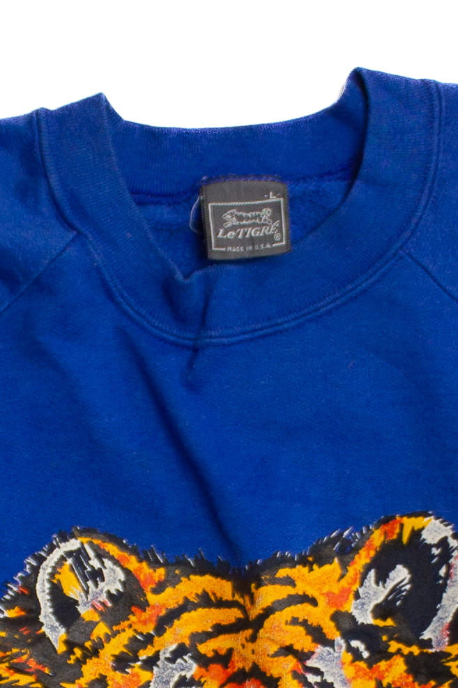 Vintage Le Tigre Tiger Sweatshirt (1990s)