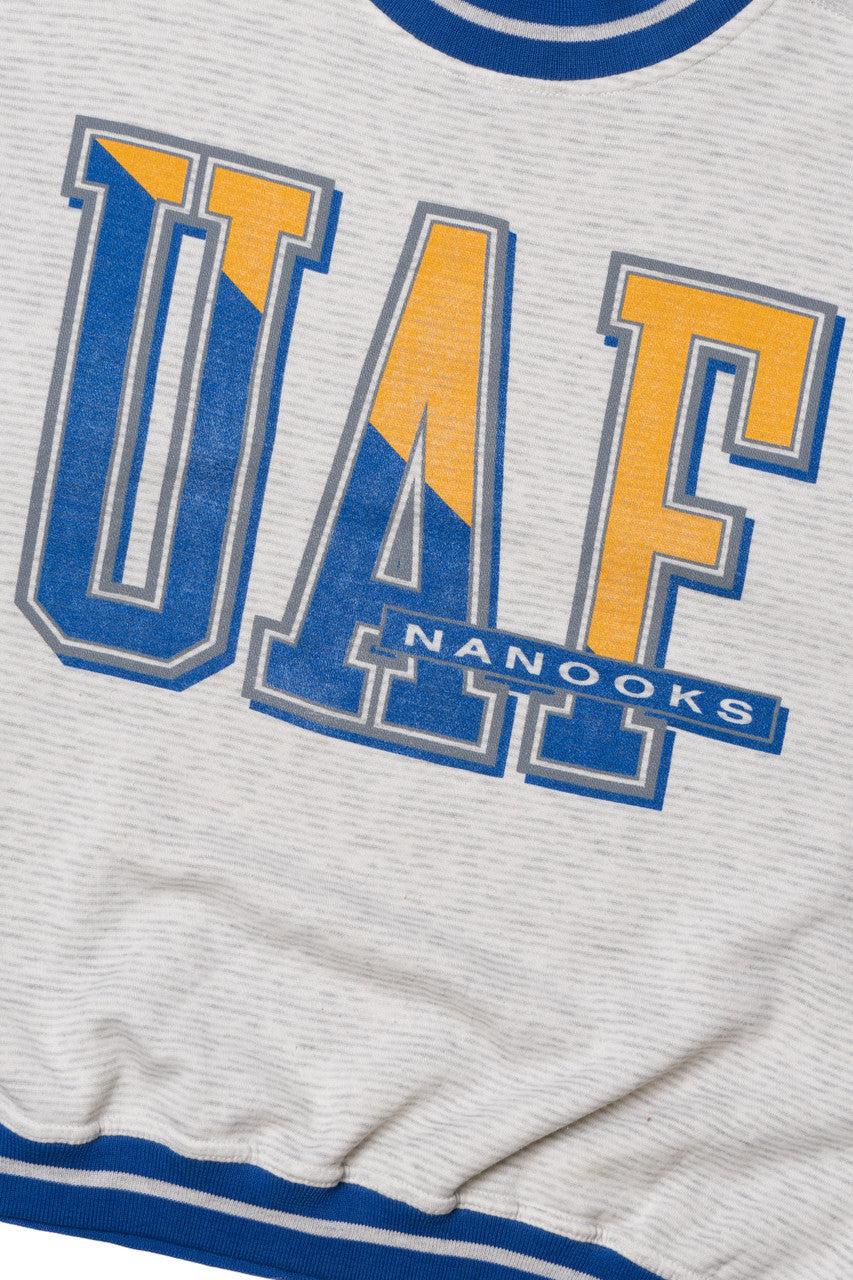 Vintage "UAF Nanooks" University of Alaska Fairbanks Sweatshirt