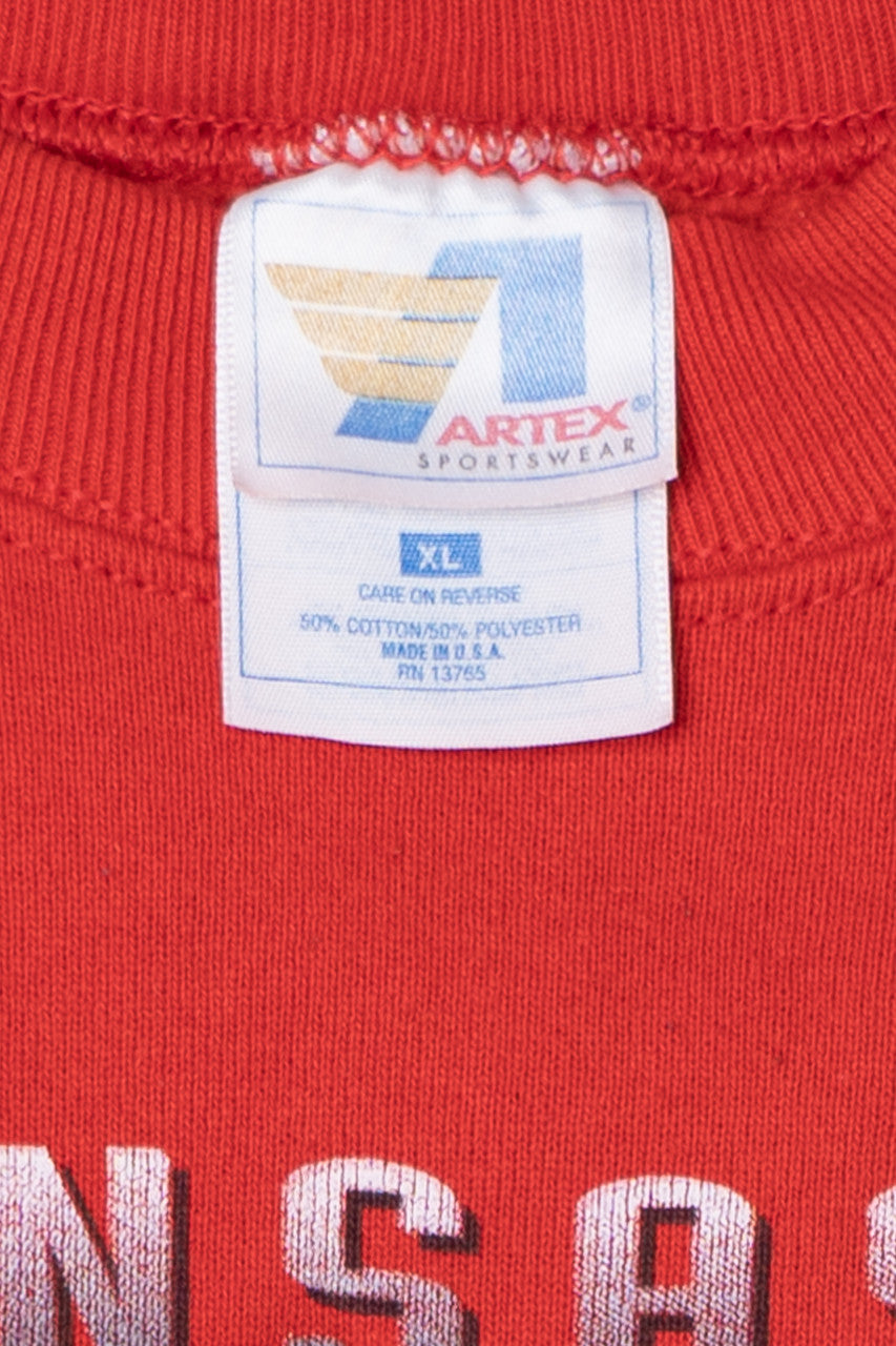Vintage 1996 "Kansas City Chiefs" AFC West Footbal Sweatshirt