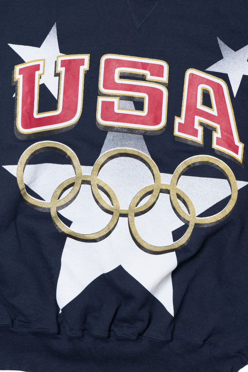 Vintage Navy USA Olympic Logo Champion Sweatshirt