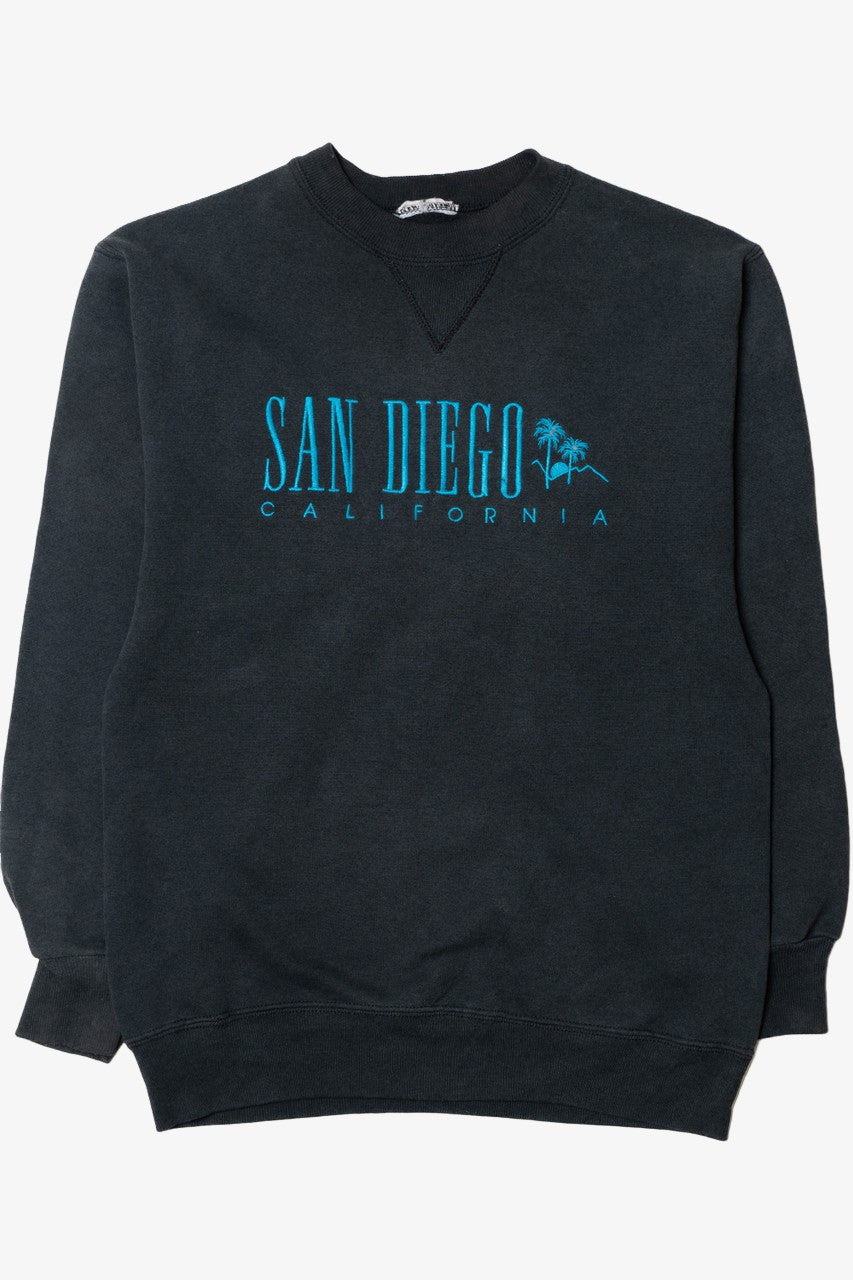 Vintage "San Diego California" Palm Tree Embroidered Sweatshirt