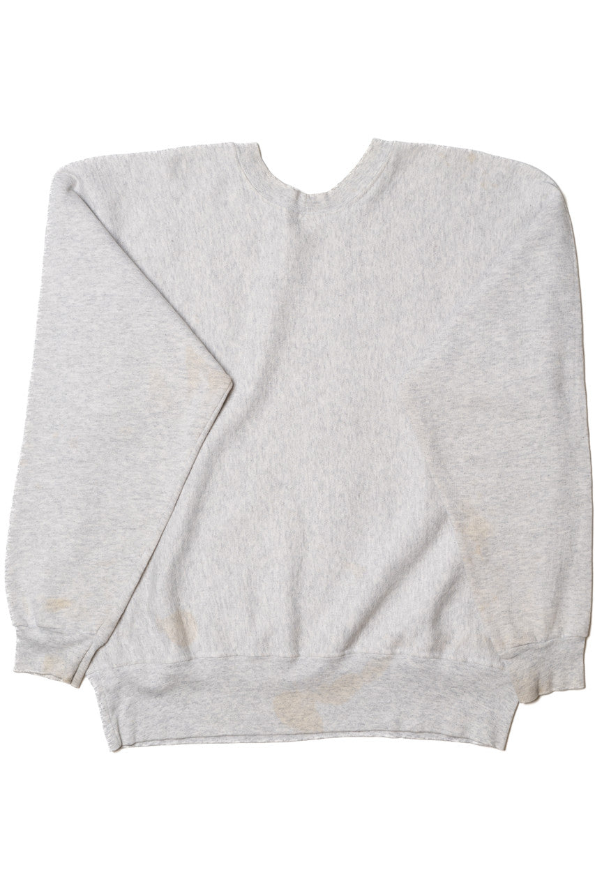 Vintage University of Kansas Jayhawks Mascot "KANSAS" Spellout Sweatshirt