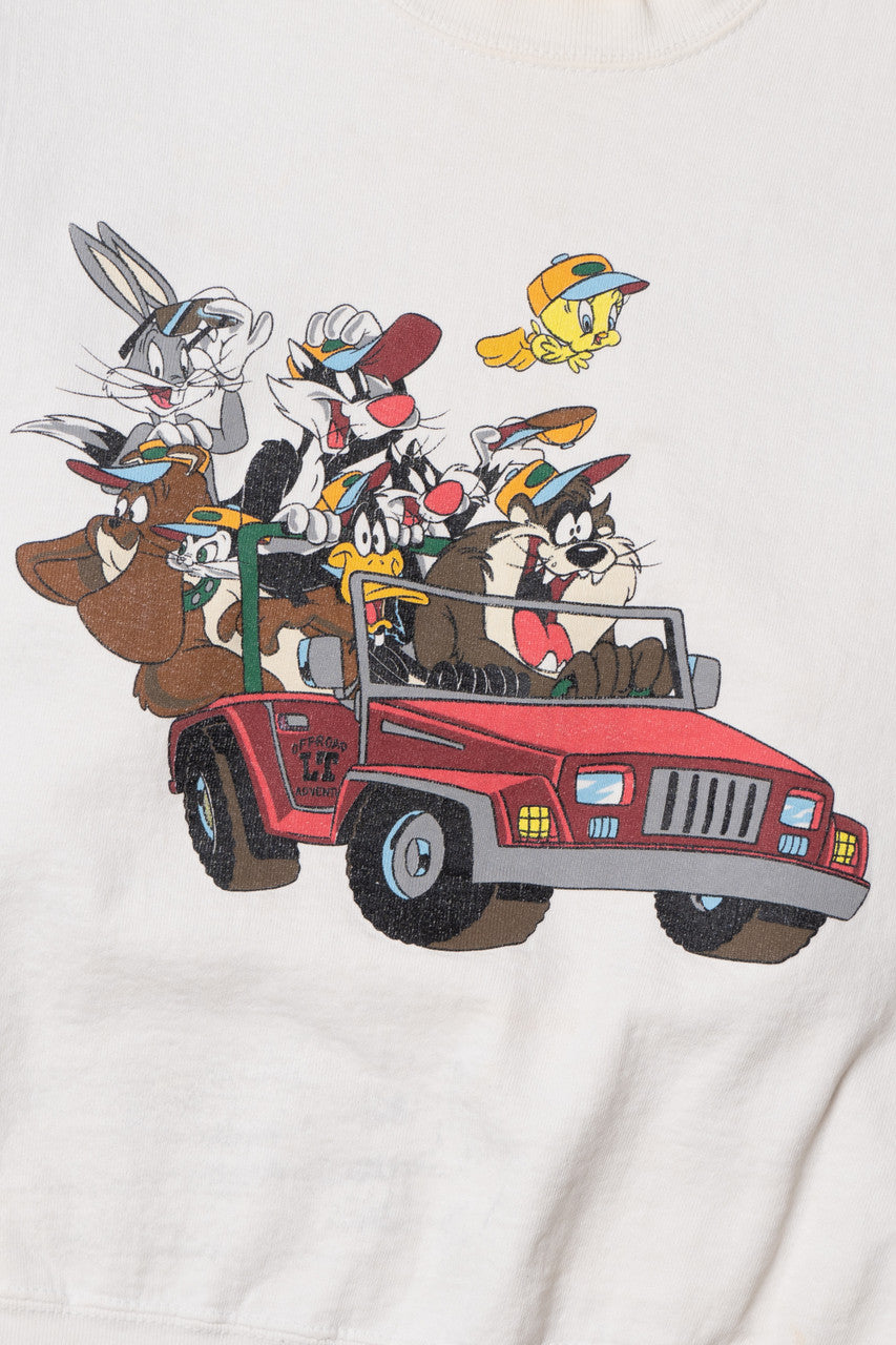 Vintage 1991 Looney Tunes Front/Back Print Acme Clothing Co. Sweatshirt