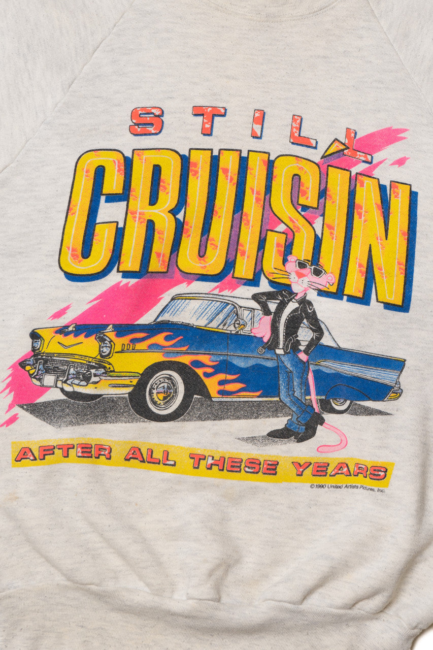 Vintage 1990 Pink Panther "Still Cruisin' After All These Years" Sweatshirt