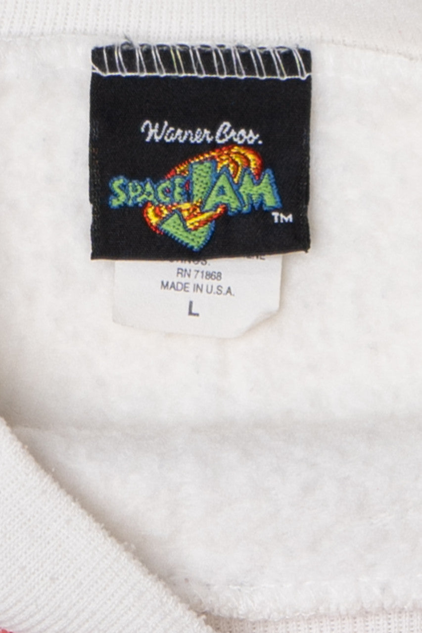 Vintage 1996 Space Jam Looney Tunes "Get Ready To Jam!" Sweatshirt