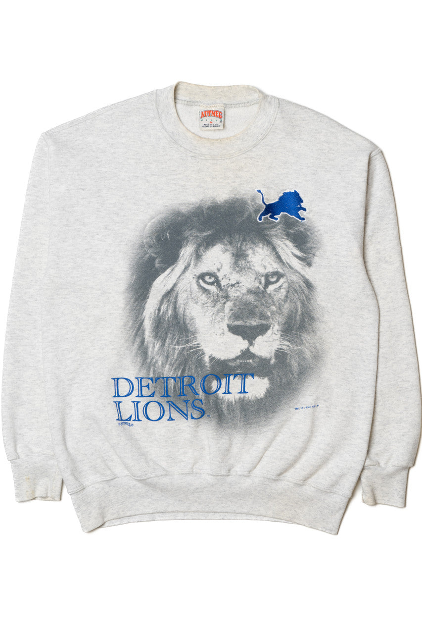 Vintage 1994 "Detroit Lions" NFL Football Nutmeg Sweatshirt